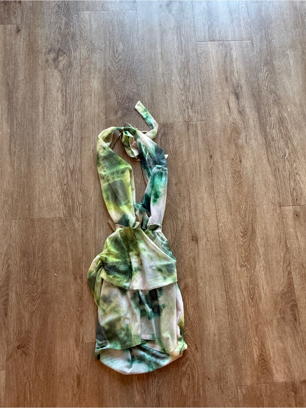 Peppermayo Green Tie-Dye Dres
